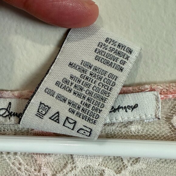 3X American Rag Pink Lace Blouse - Picture 3 of 7